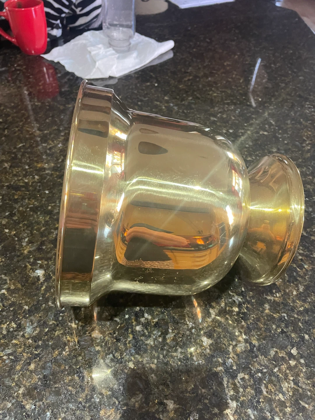 Vintage Brass Bowl - photo 3