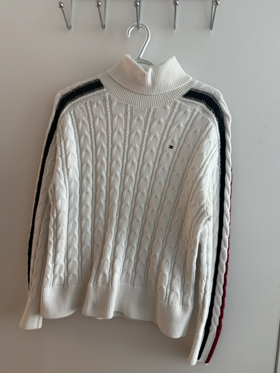 Tommy Hilfiger Cable Knit Turtleneck Sweater