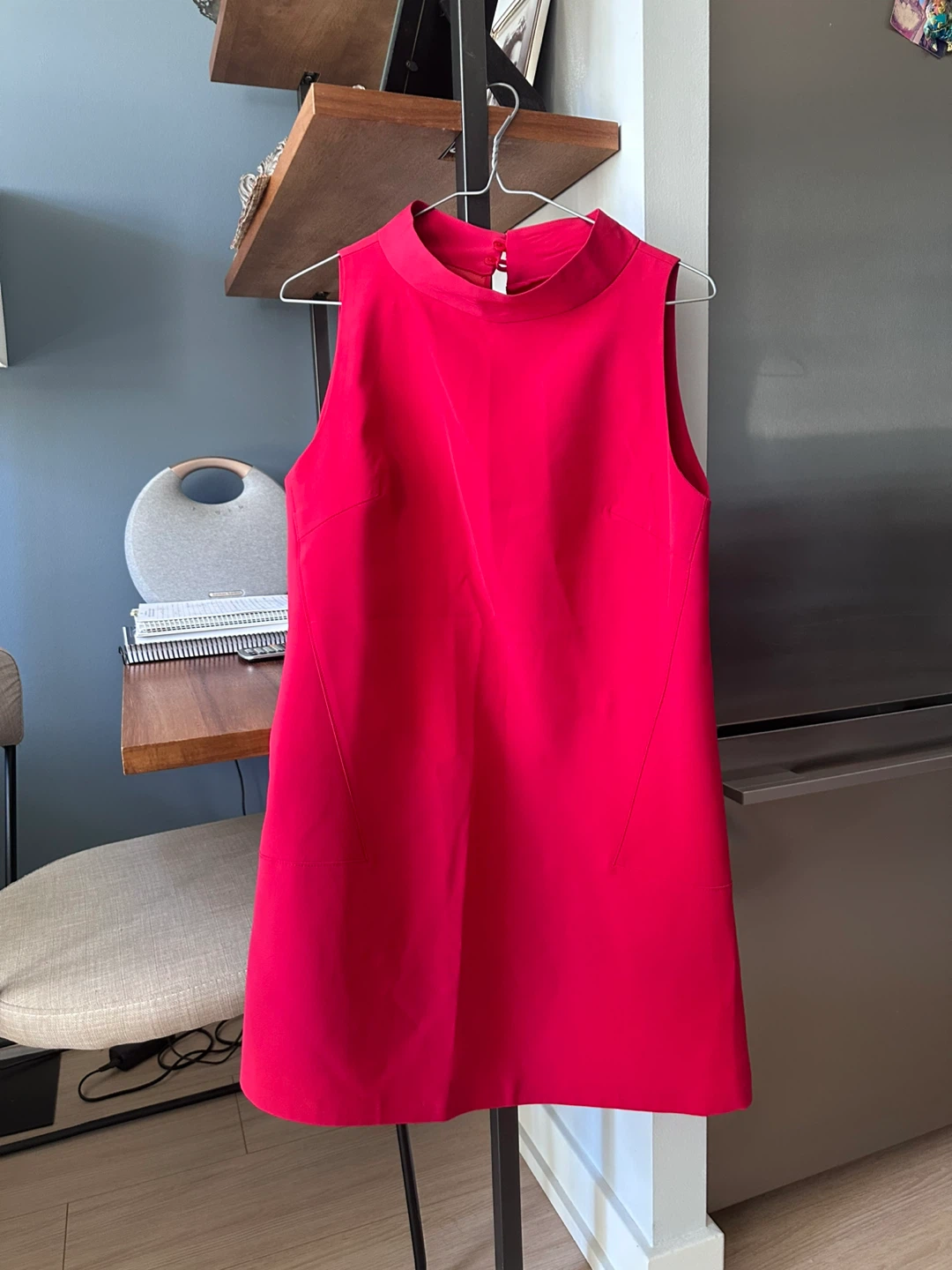 Red Sleeveless Mini Dress