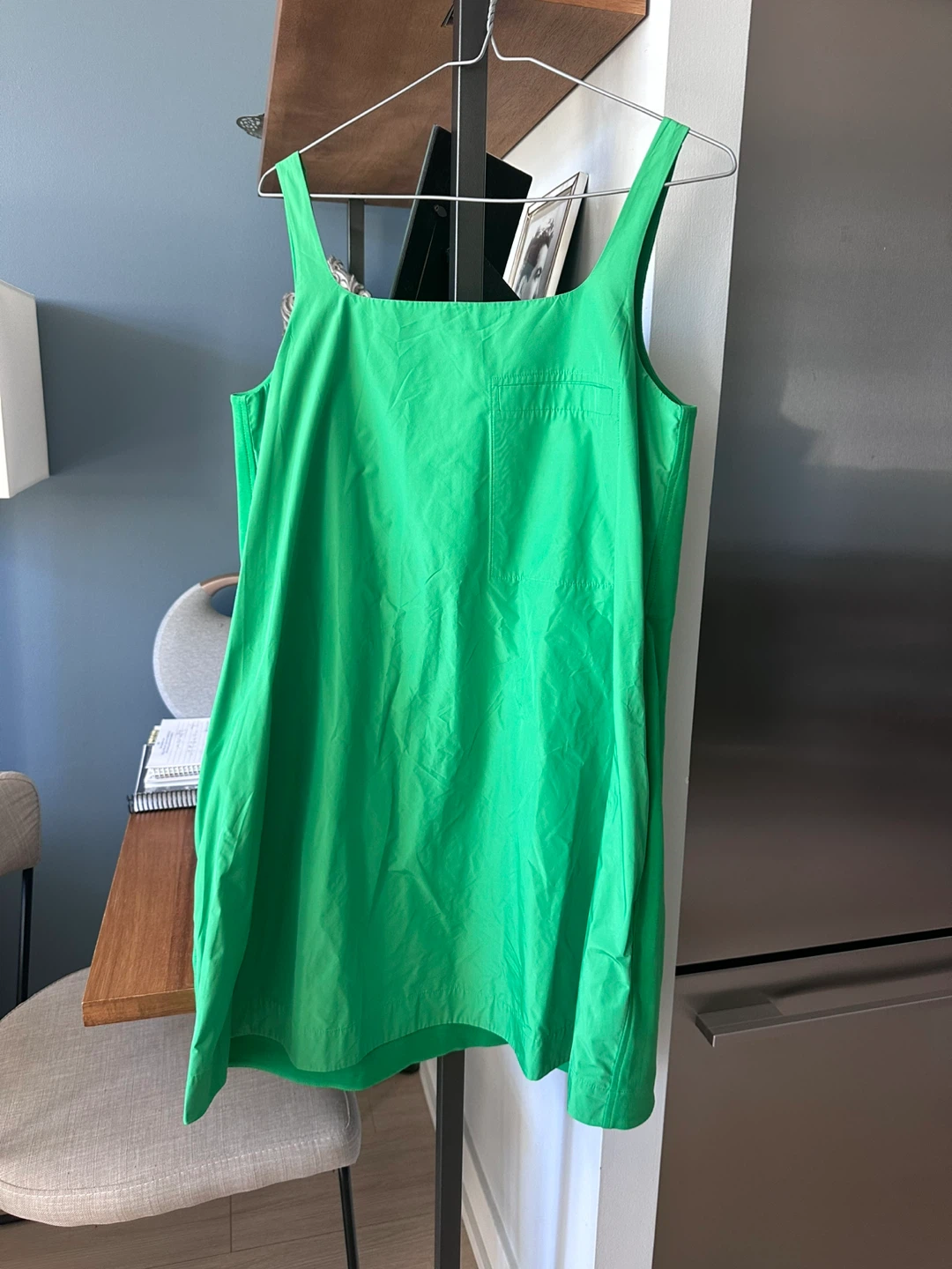 Cos Bright Green Sleeveless Dress
