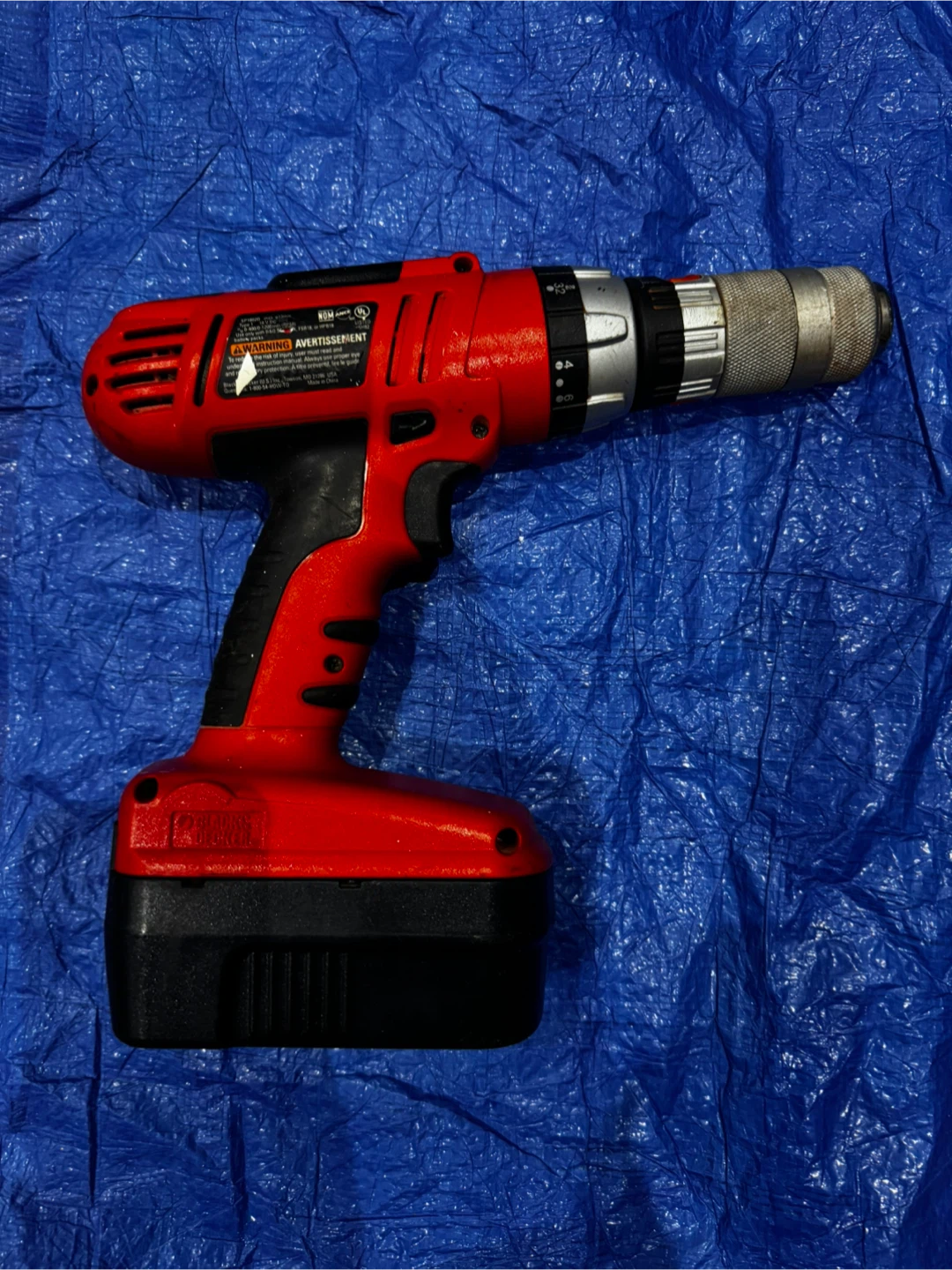 Vintage Spitfire 18V Cordless Drill - photo 2