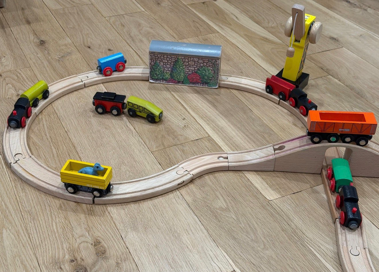Wooden train set works with Thomas & Friends - photo 3