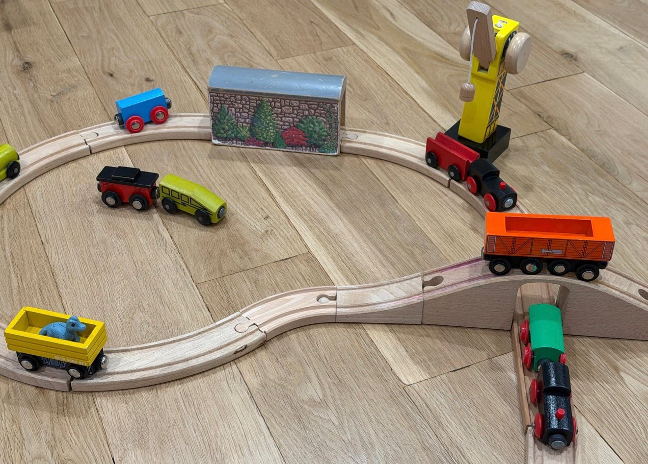 Wooden train set works with Thomas & Friends - photo 4