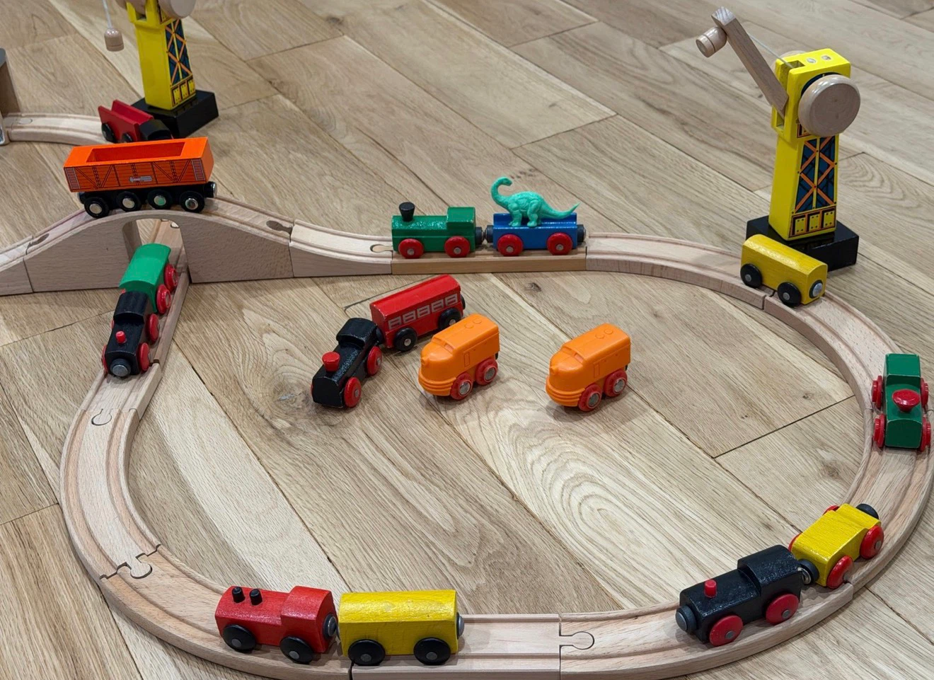 Wooden train set works with Thomas & Friends - photo 5