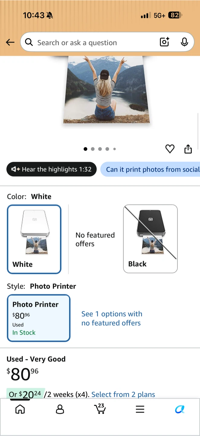 Lifeprint Photo and Video Printer for iPhone - photo 5