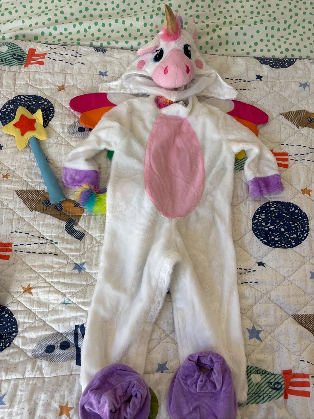 Kids Unicorn Costume with Wand - photo 2