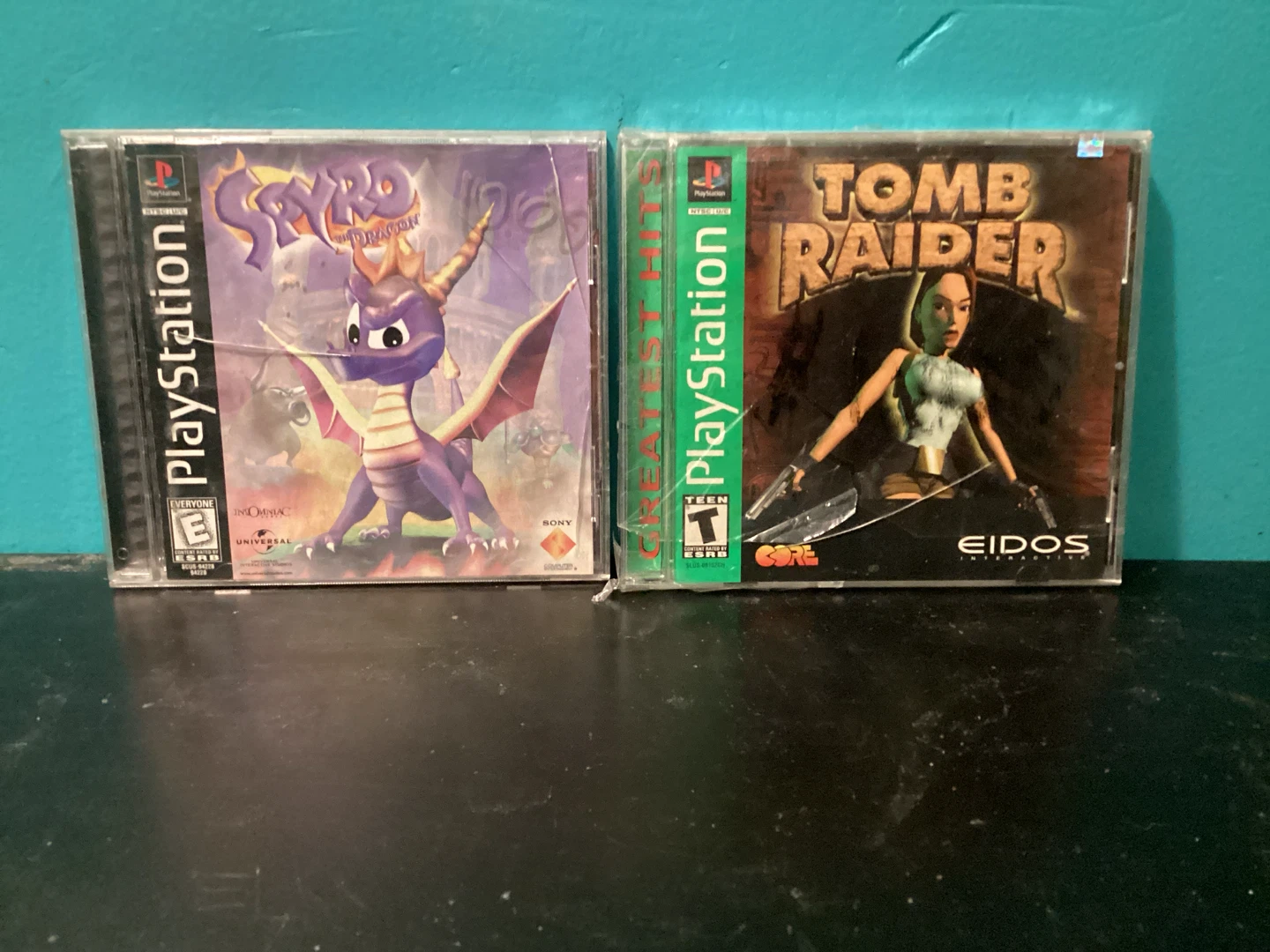 Spyro the Dragon and Tomb Raider PlayStation Games