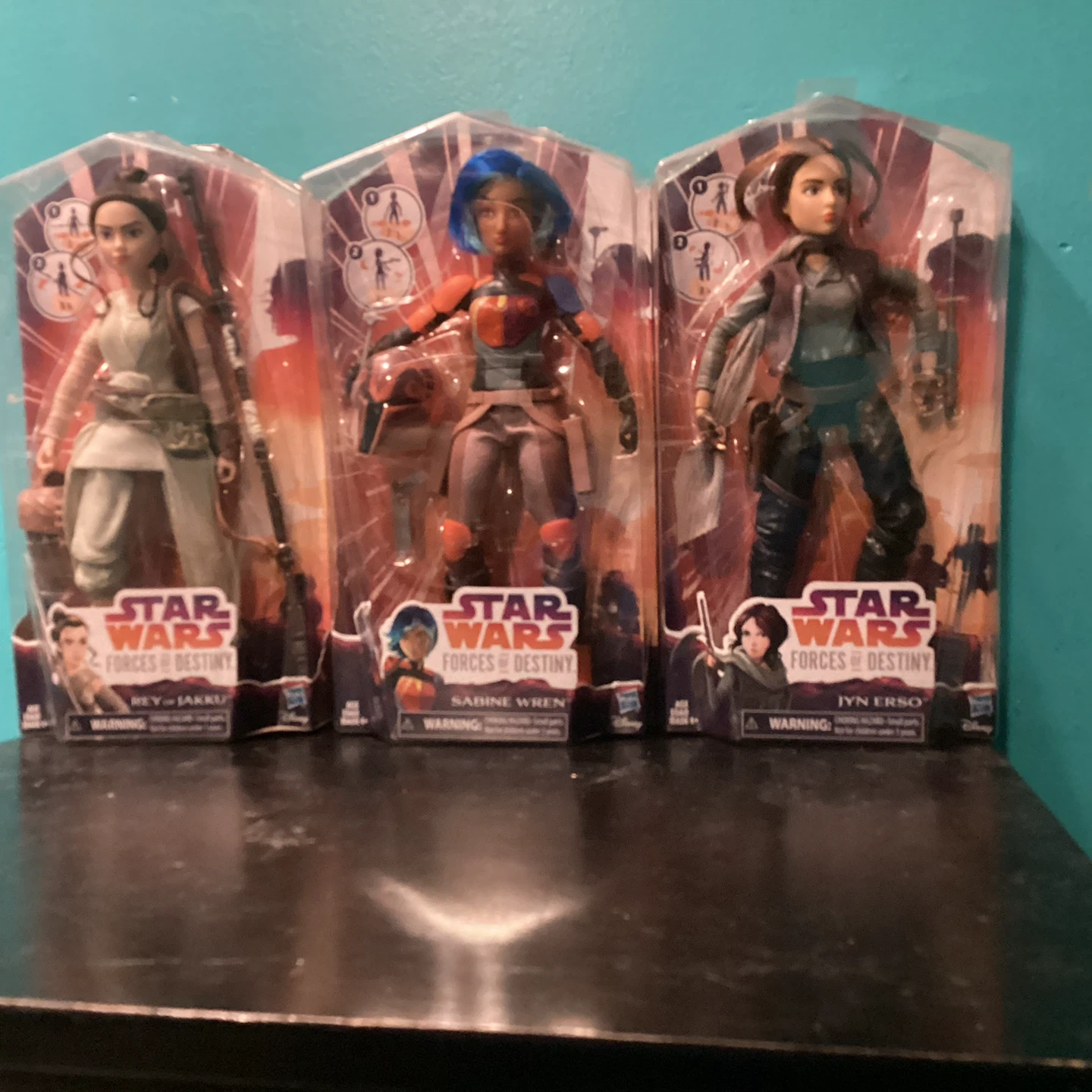 3 Star Wars Forces of Destiny Action Figures - photo 2