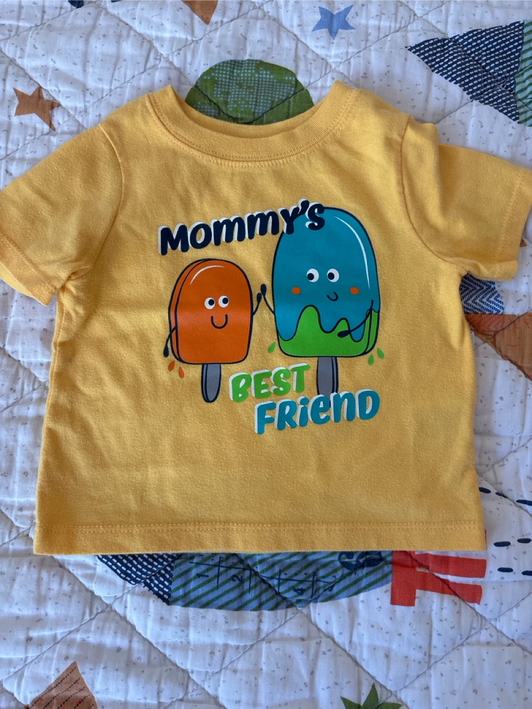 Yellow Mommy's Best Friend Graphic T-Shirt