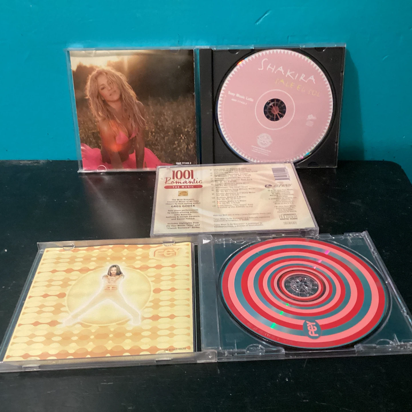 Set of 3 Music CDs - Fey, Shakira, and 1001 Romantic - photo 2