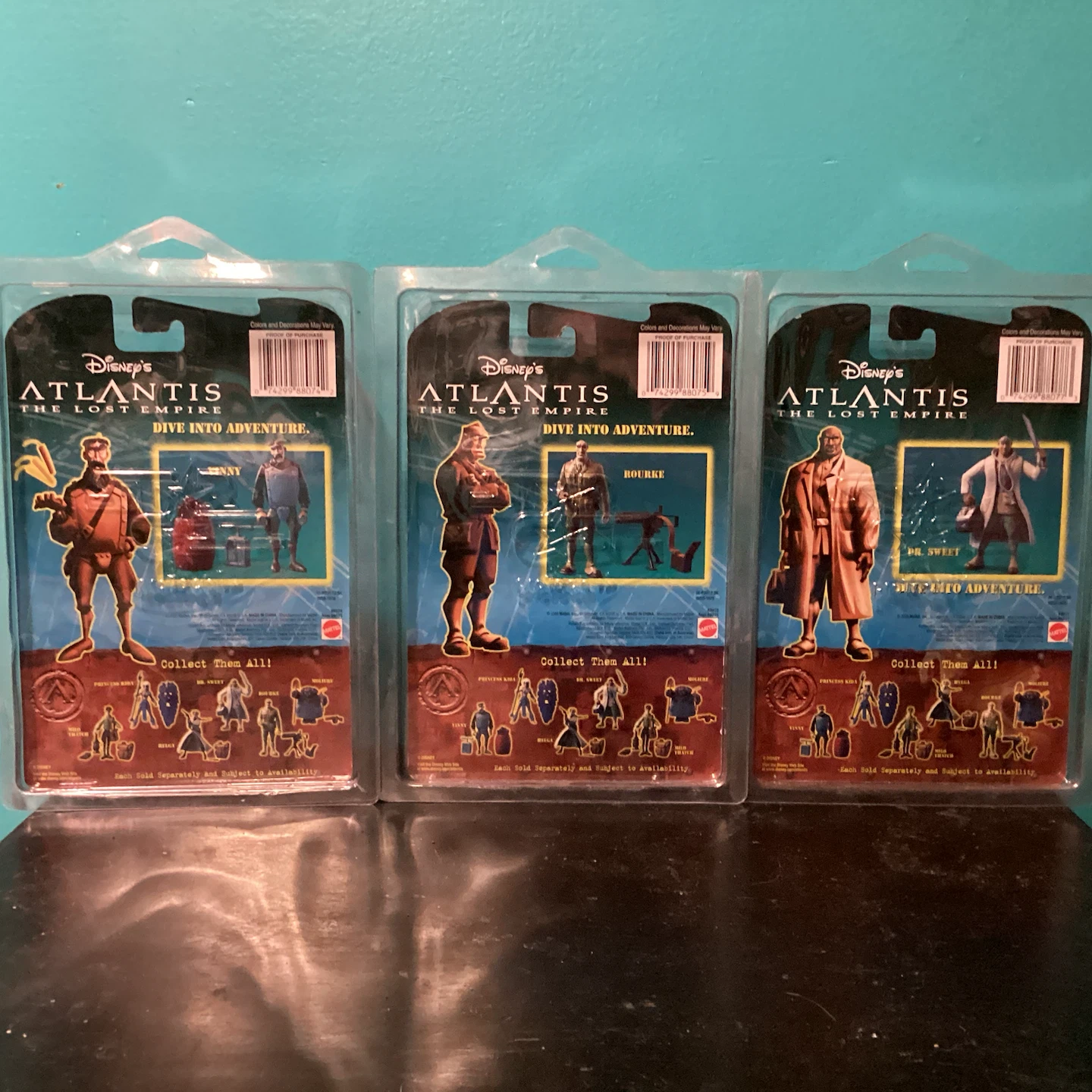 Disney Atlantis The Lost Empire Figures - 3 Pack
