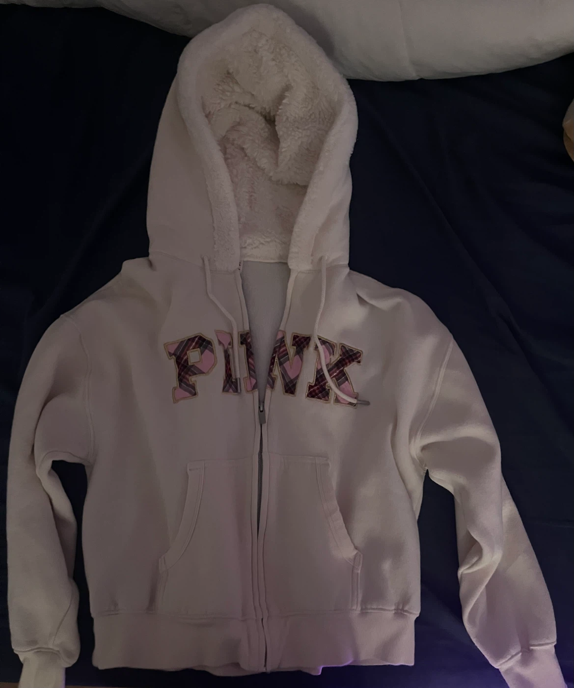 Victoria's Secret PINK Zip-Up fluffy Hoodie