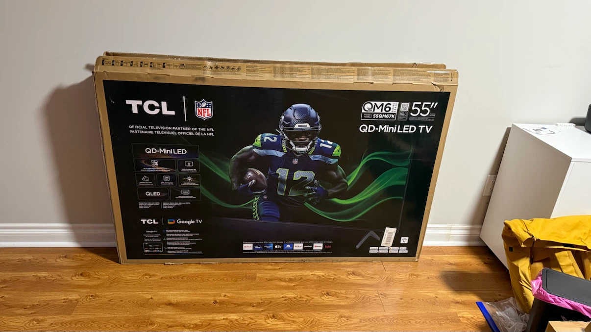 TCL 55 inch TV Box - BOX ONLY