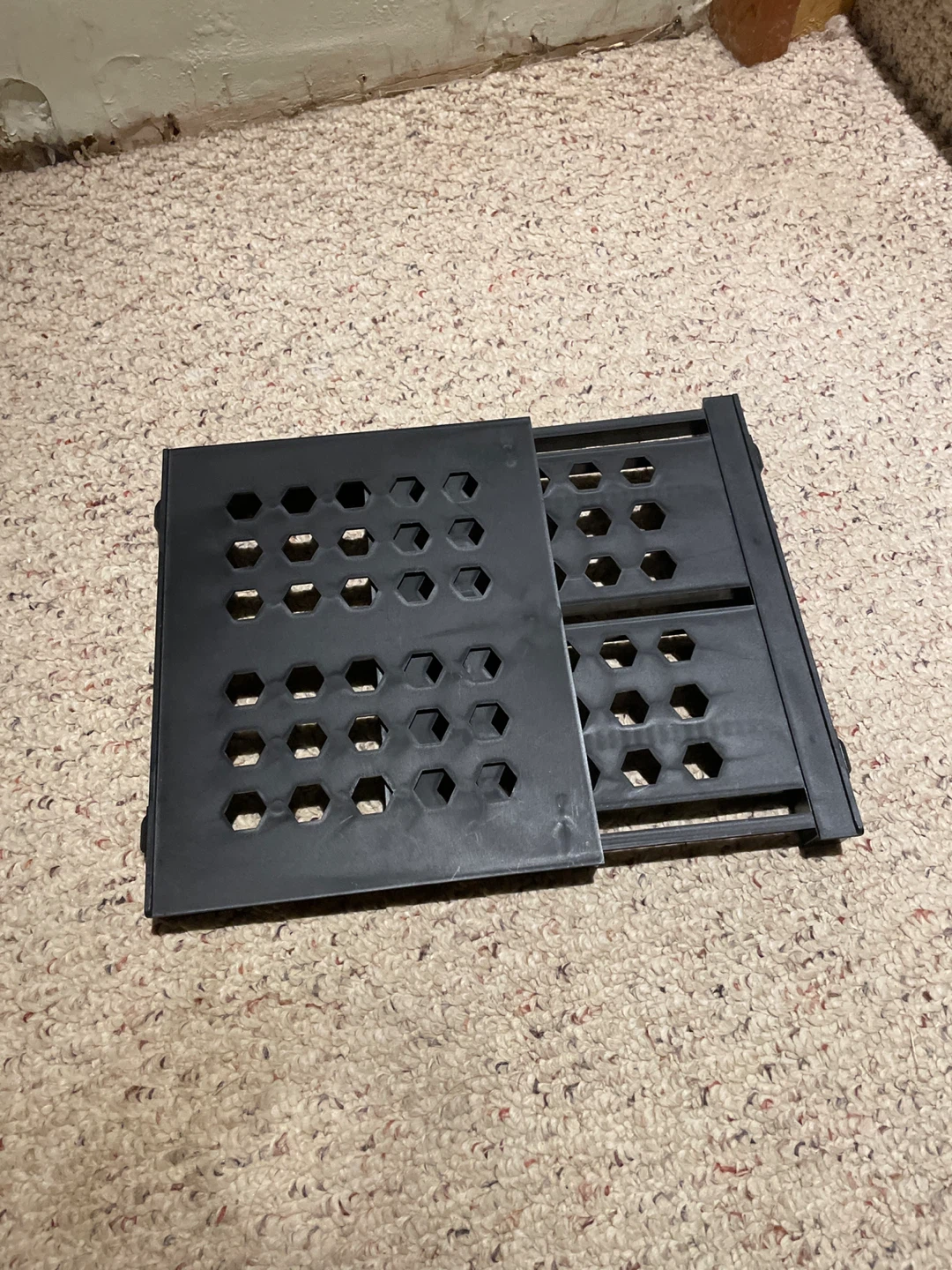 Adjustable Black Plastic Drawer Organizer