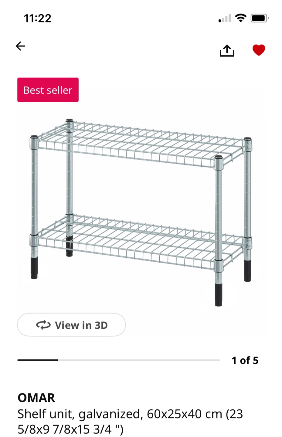 Assorted Metal Storage Shelving Units