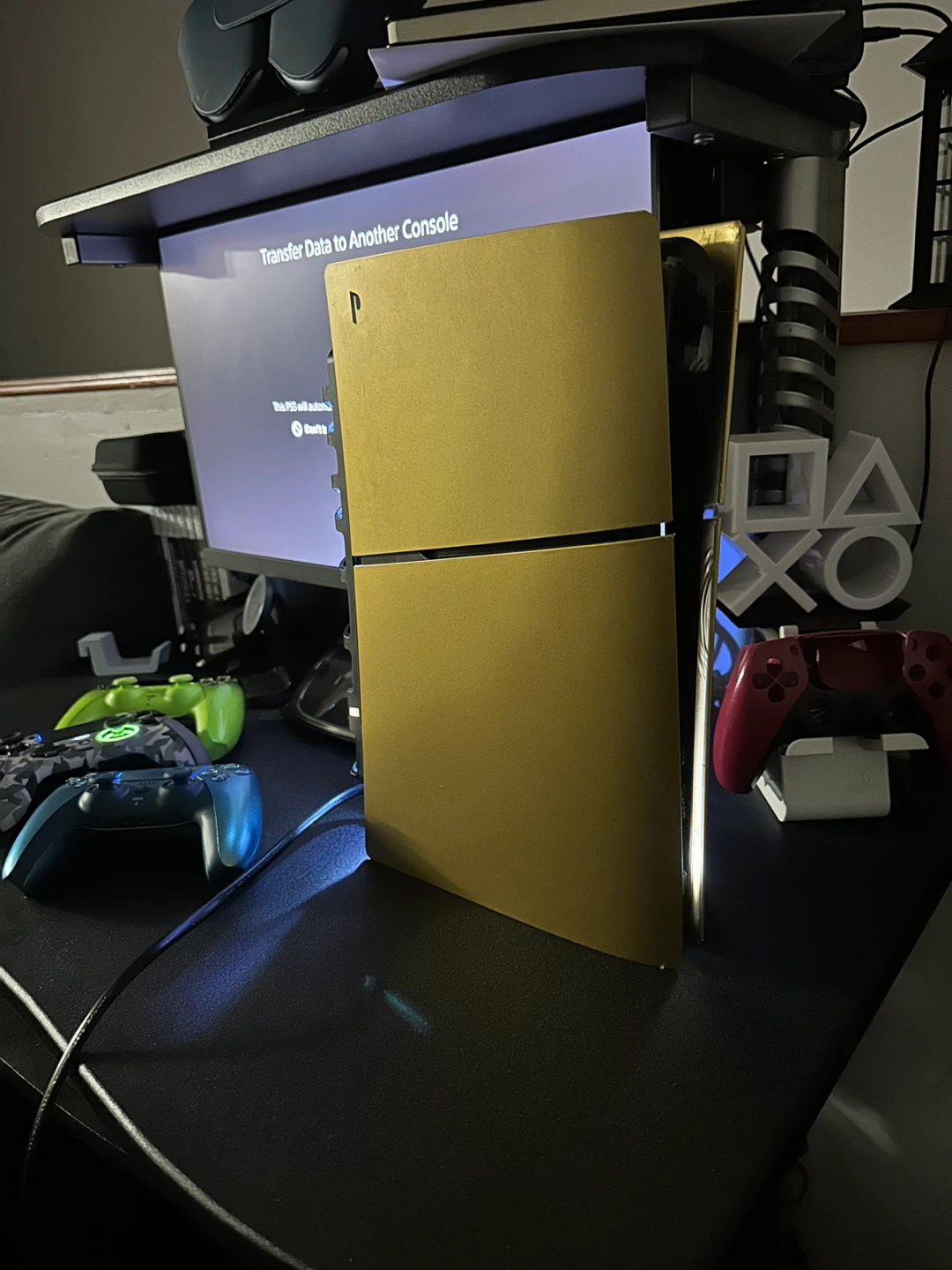 PlayStation 5 Console with Custom Gold Disc Edition