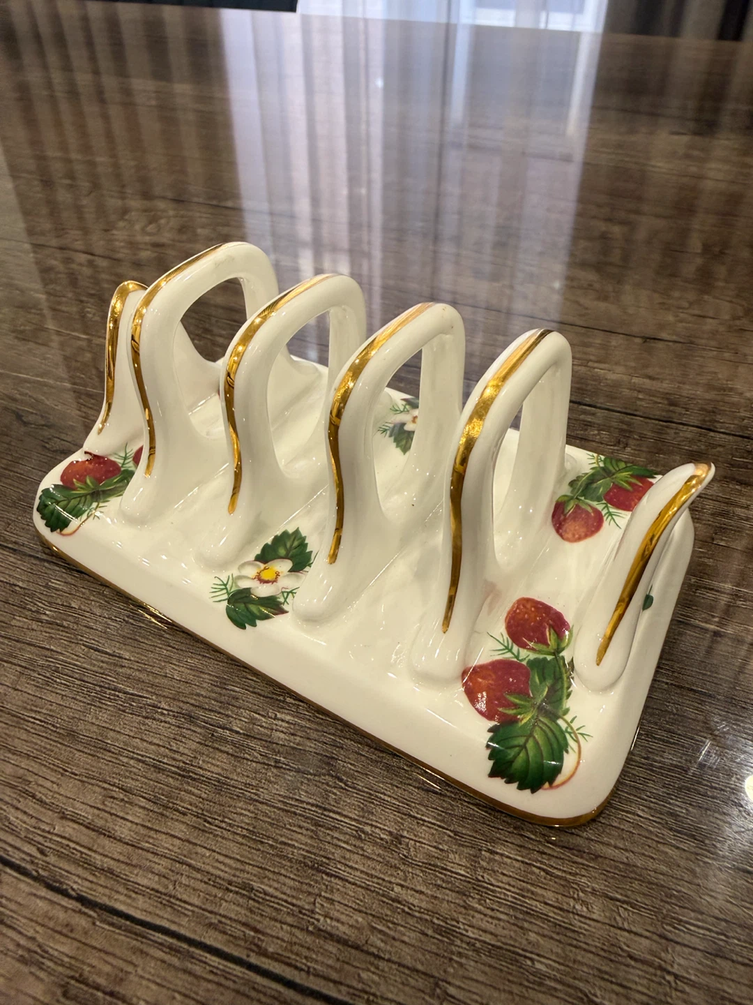 Vintage Hammersley Strawberry Toast Rack