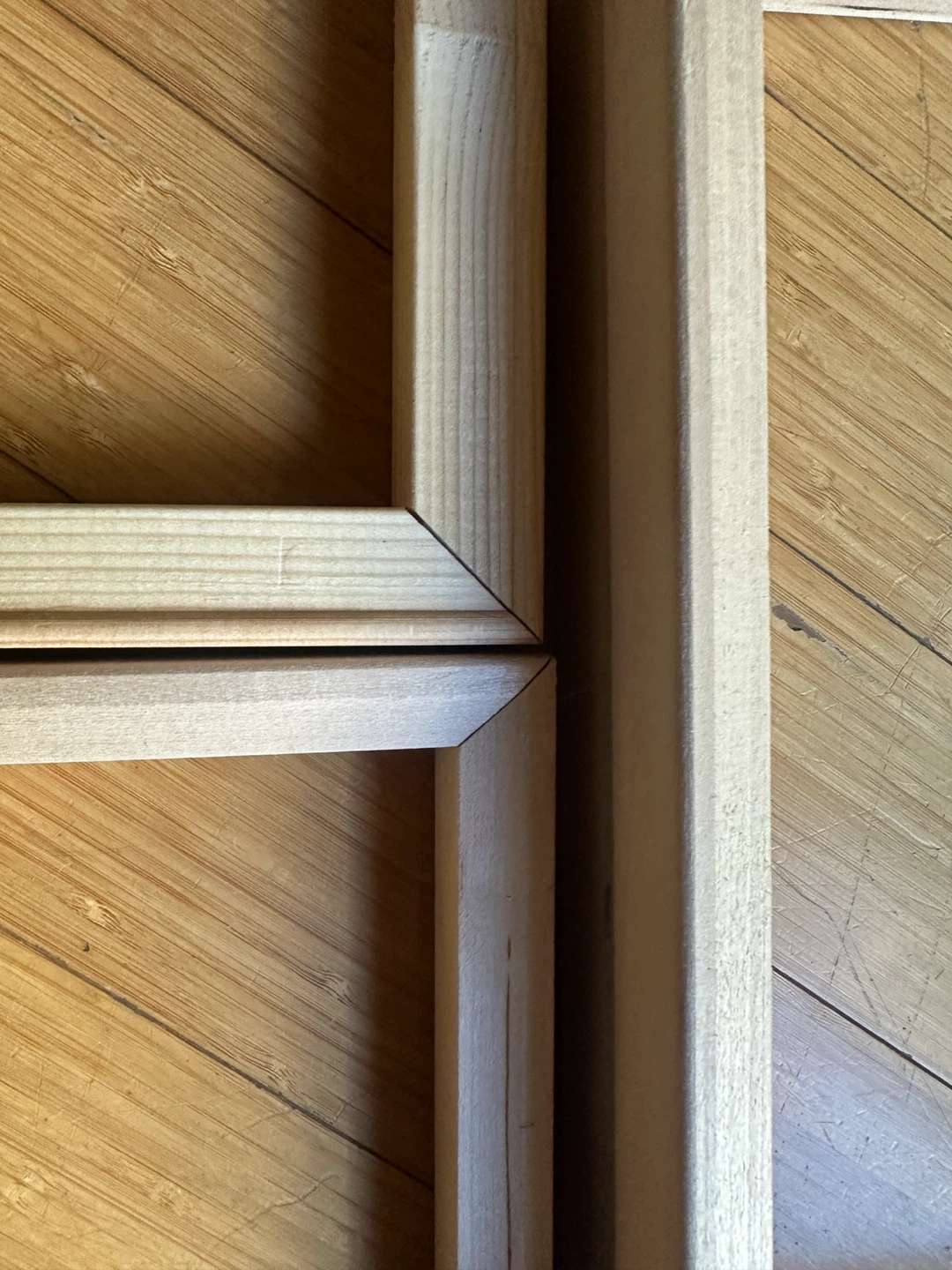 4 CUSTOM NATURAL WOOD PICTURE FRAMES PAINTING PHOTOGRAPH ART - photo 2