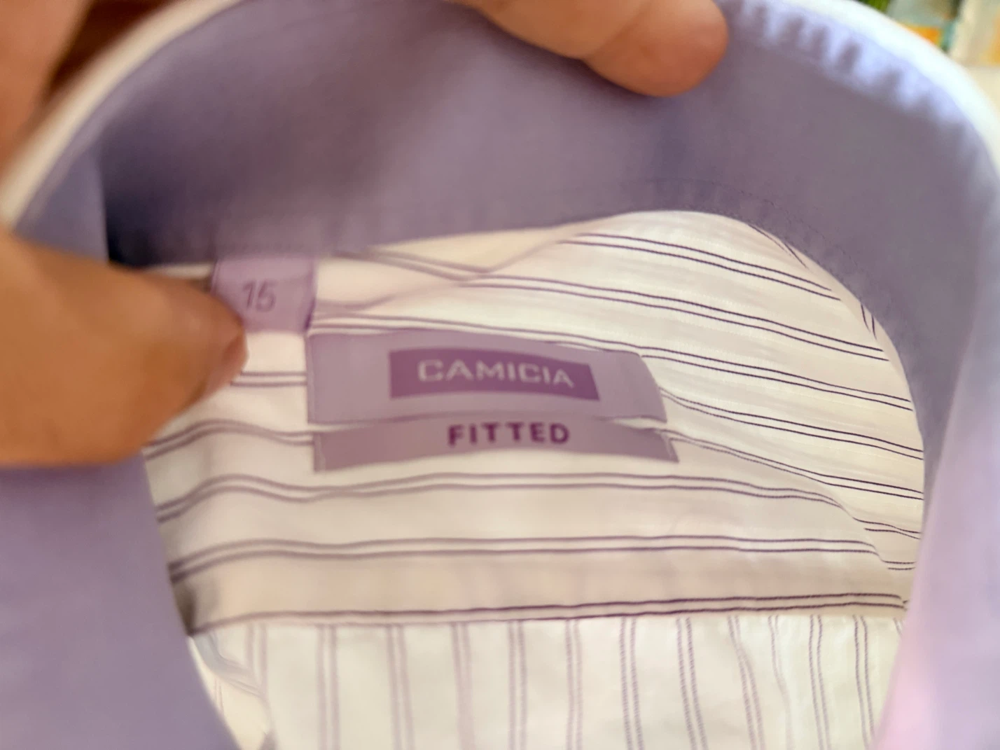 Chemise pour hommes propre ajustée (taille 15) - photo 3