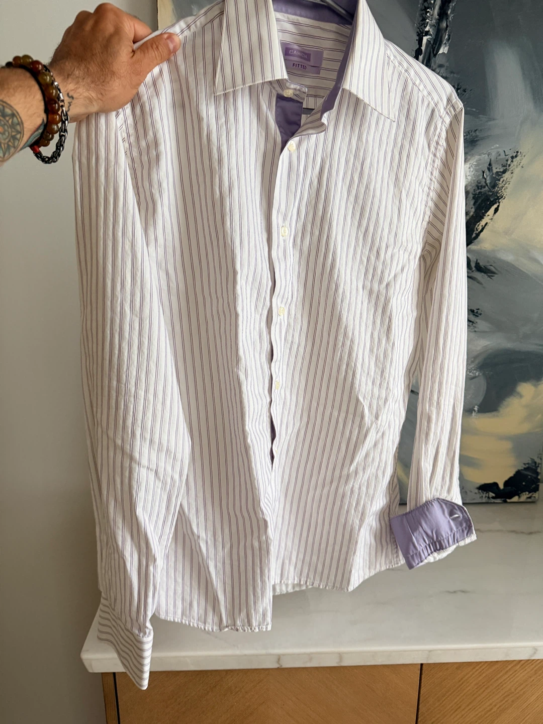 Chemise pour hommes propre ajustée (taille 15) - photo 4