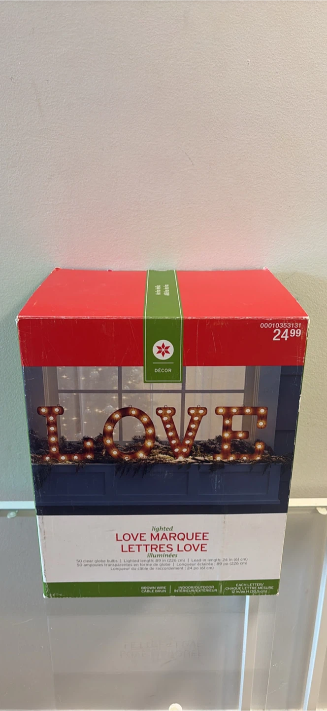 Rustic Wood LOVE Marquee Light Sign - photo 5