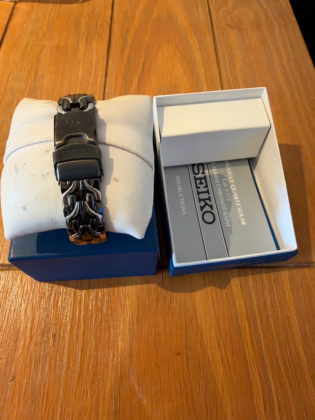 Seiko Solar Alarm Chronograph Watch - photo 2