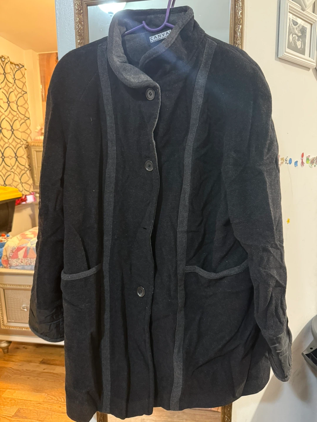 Canvas A Gallery Company Black Coat