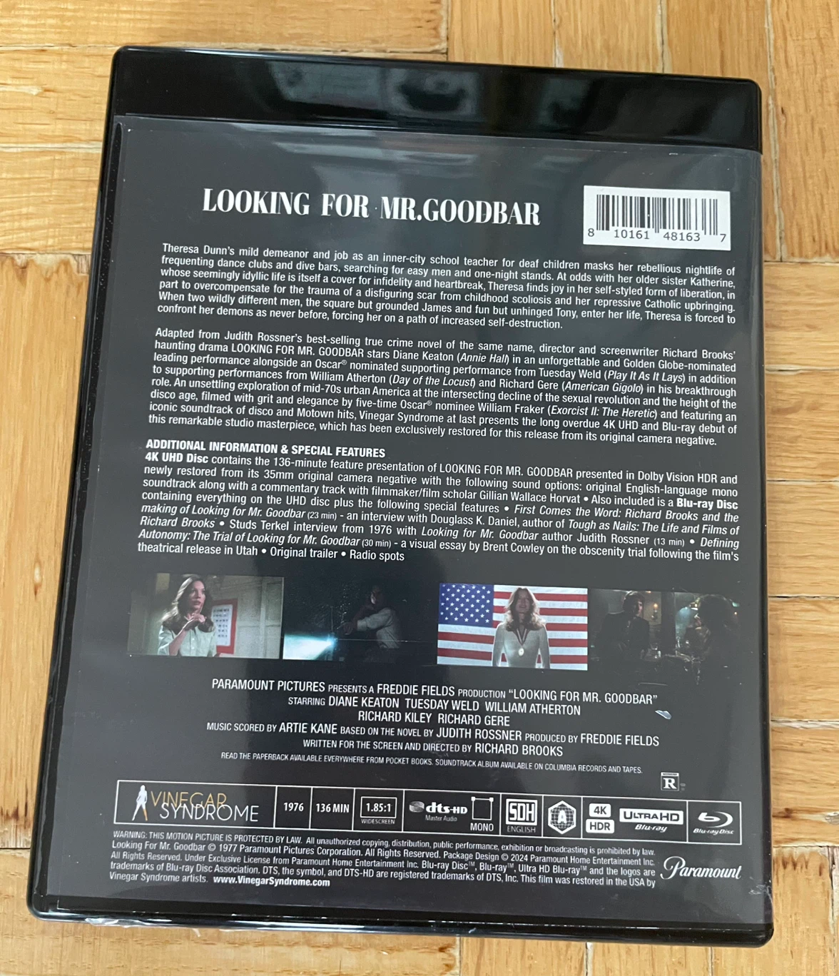 Looking For Mr. Goodbar 4K / Blu Ray Vinegar Syndrome - photo 3