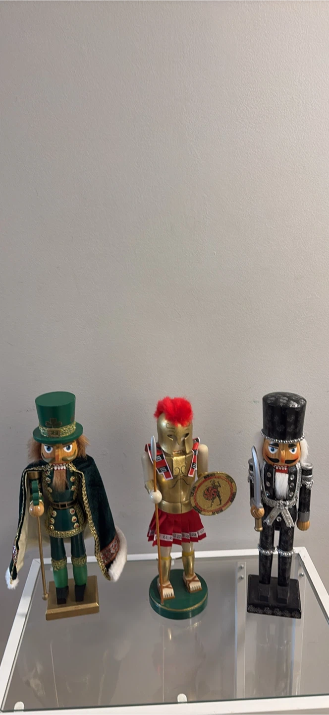 Set of 3 Decorative Nutcracker Figures