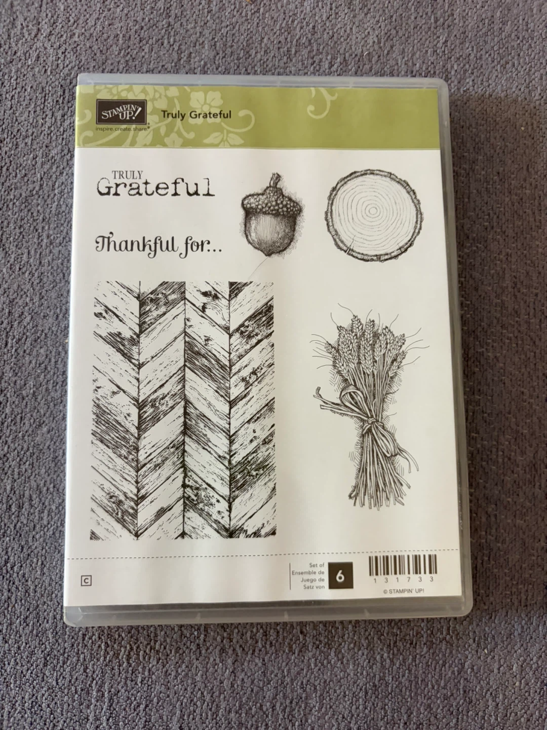 Stampin' Up! Truly Grateful Rubber Stamp Set