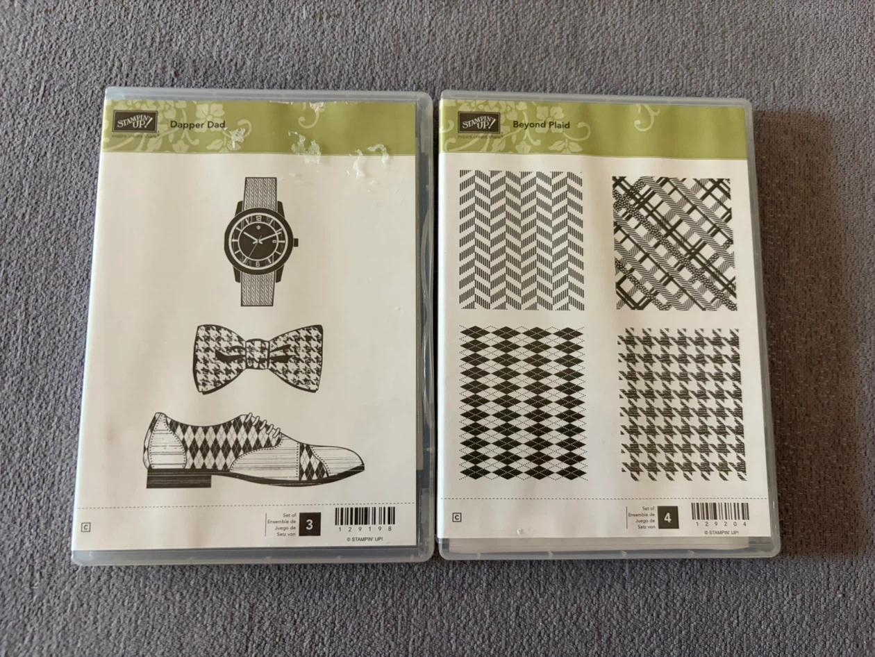 Stampin' Up! Dapper Dad and Beyond Plaid Stamp Sets
