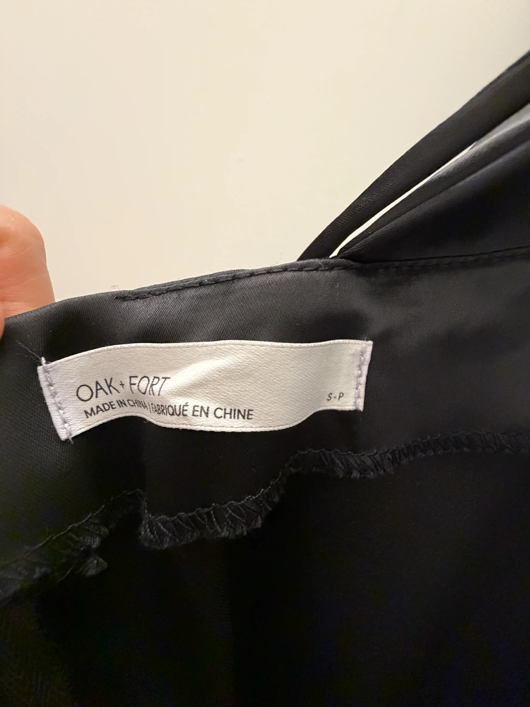 Oak + Fort Black Strapless Lace-Up Dress - photo 5