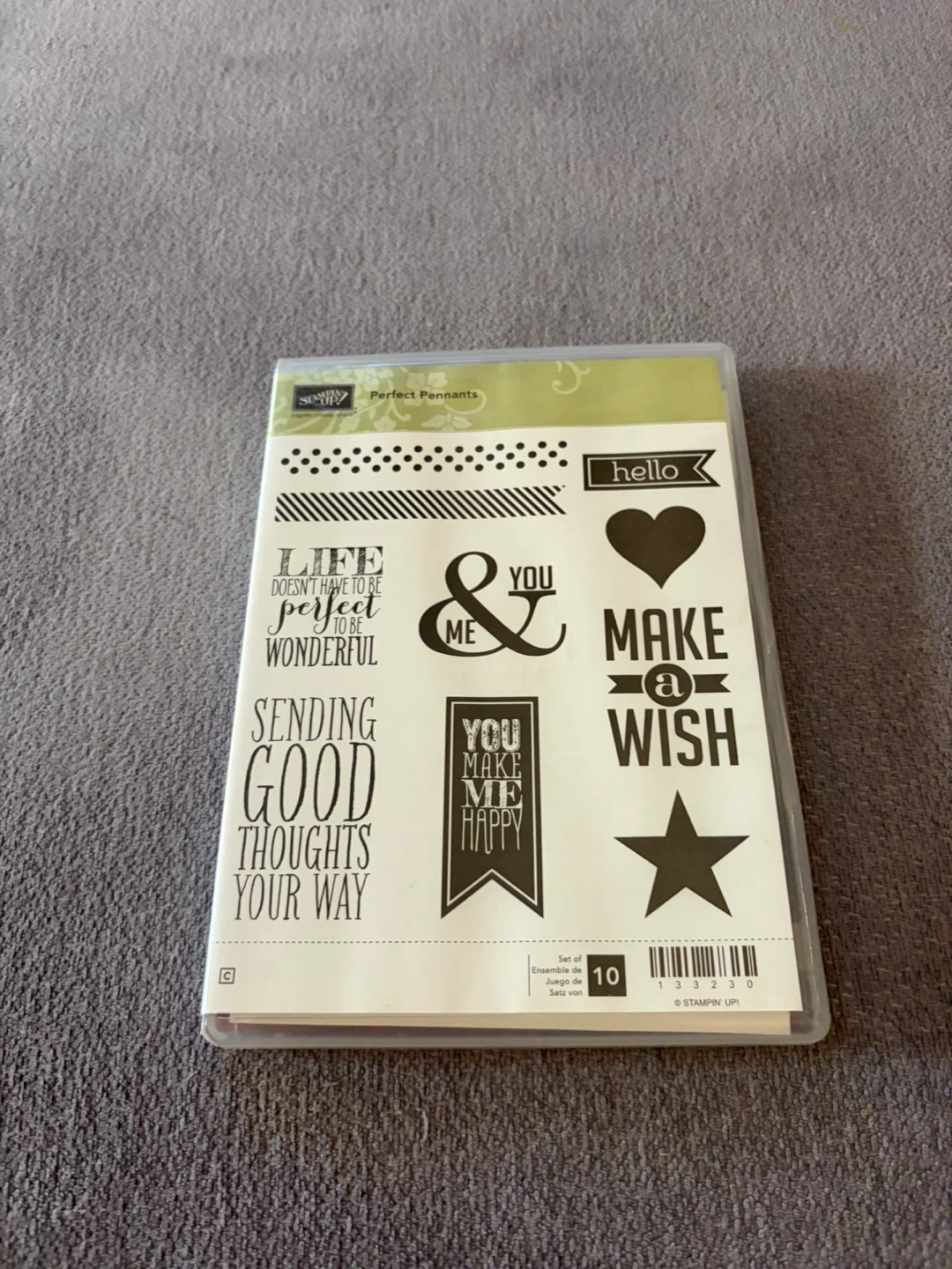 Stampin' Up! Perfect Pennants stamp set