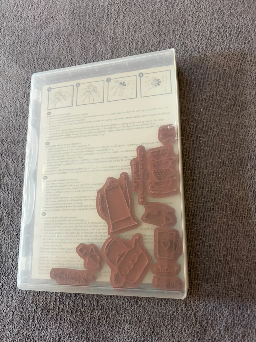 Stampin' Up! Morning Cup Rubber Stamp Set - photo 3