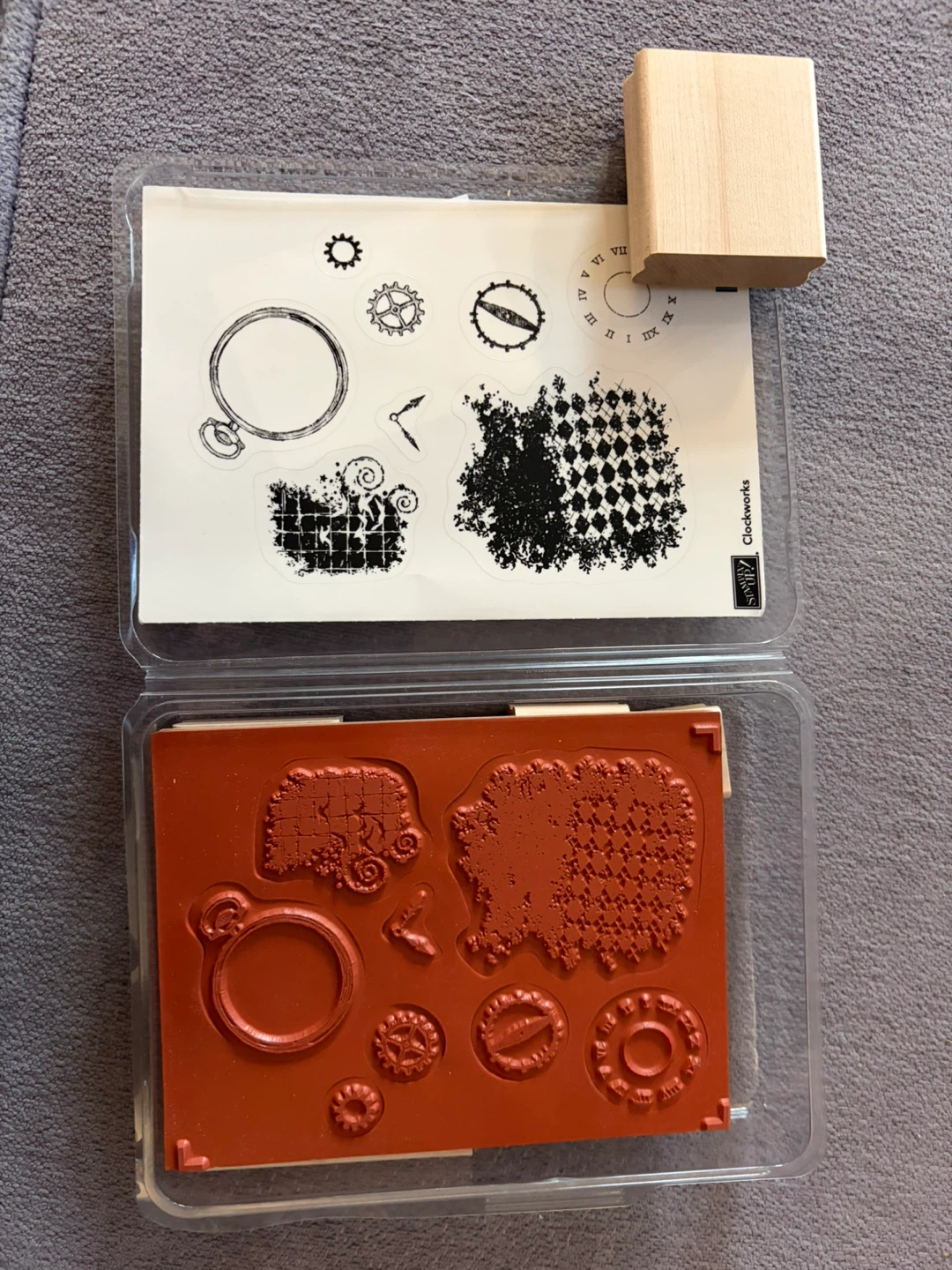 Stampin' Up! Clockworks Rubber Stamp Set - photo 2