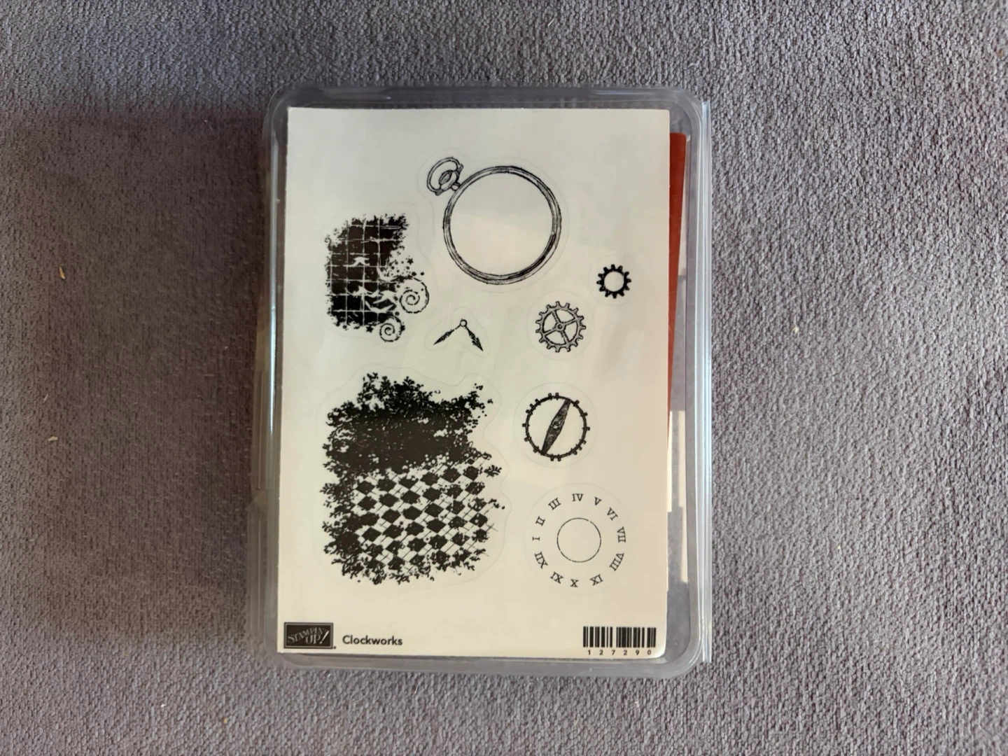 Stampin' Up! Clockworks Rubber Stamp Set