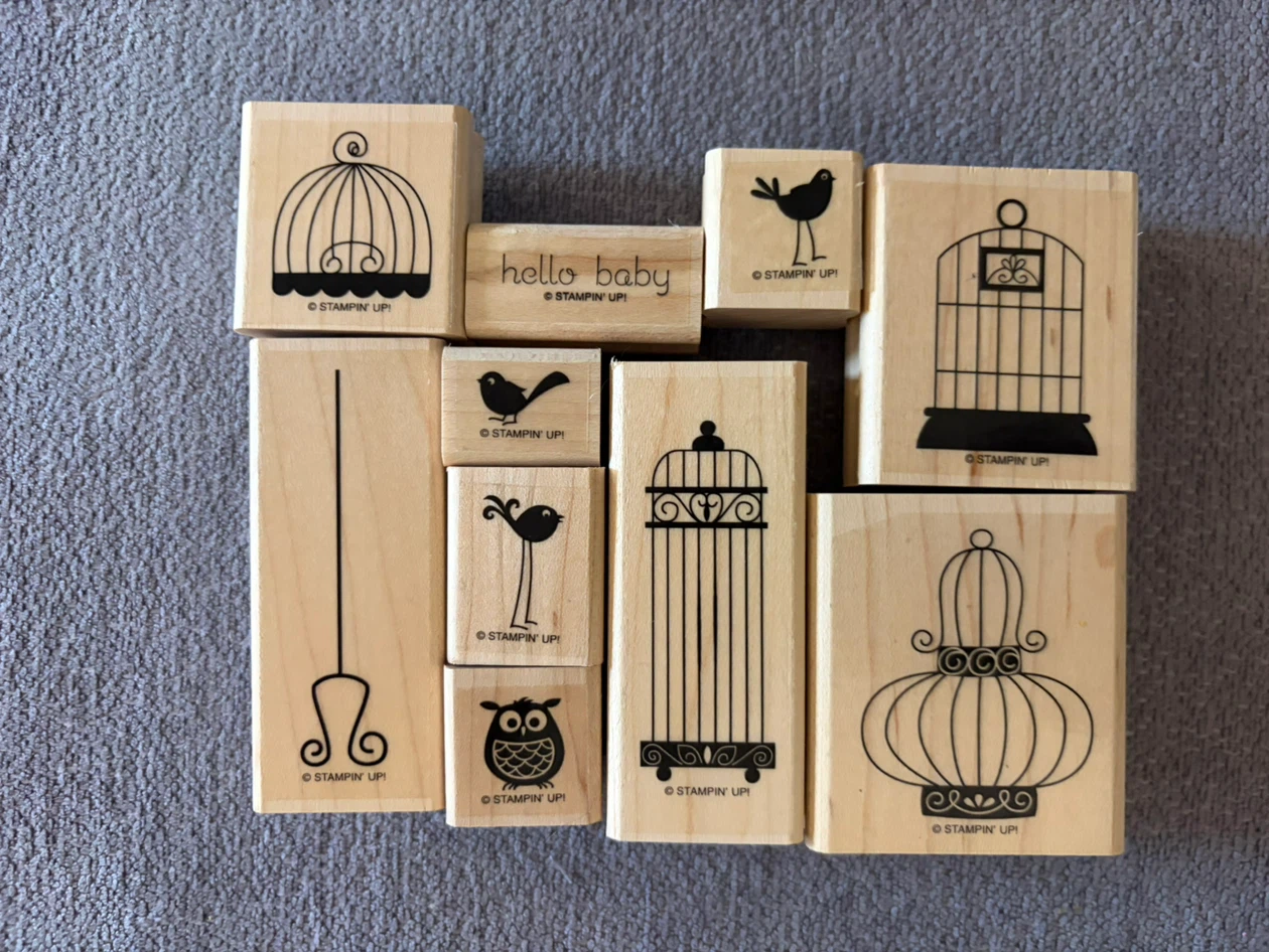 Stampin' Up! Wooden Rubber Stamp Set - photo 3