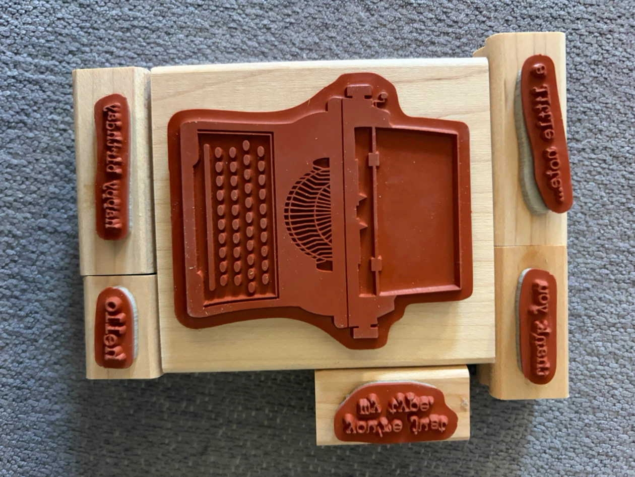 Stampin' Up! Typewriter Rubber Stamp Set - photo 2