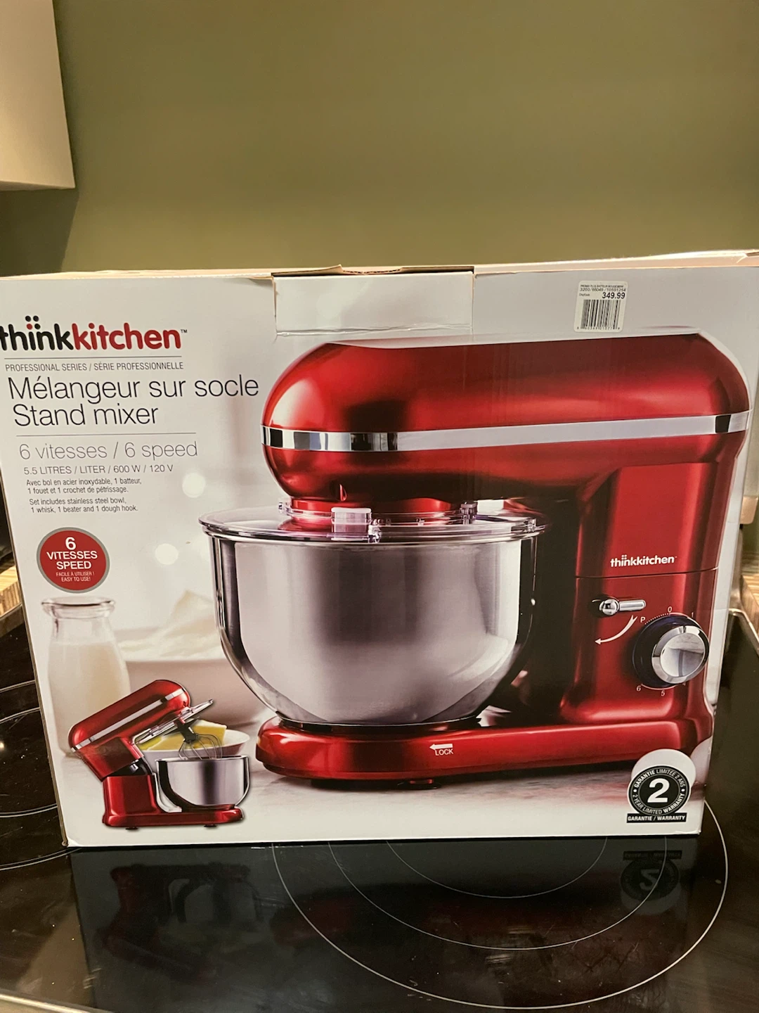 thinkkitchen Promix Plus Stand Mixer - Red