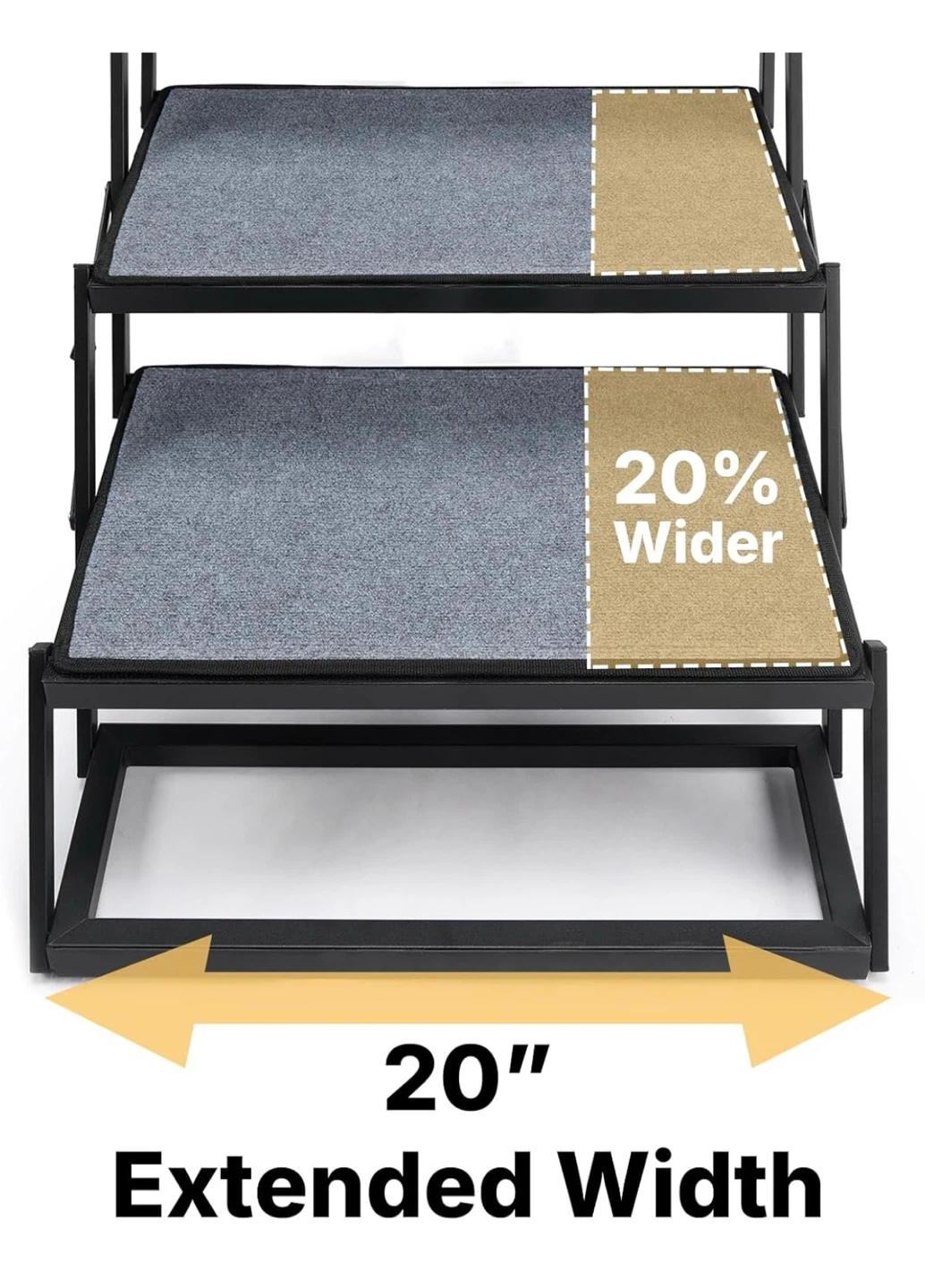 Veehoo Extra Wide 20" Dog Steps for Large Dogs - BNIB - photo 2