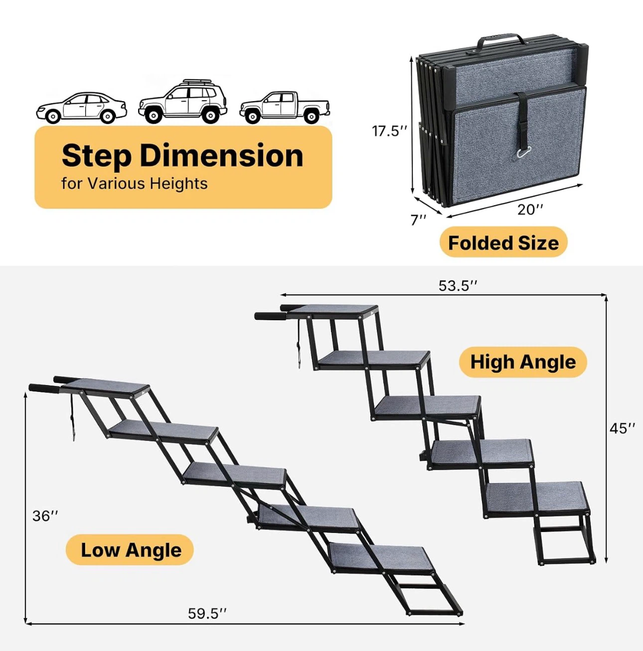Veehoo Extra Wide 20" Dog Steps for Large Dogs - BNIB - photo 4