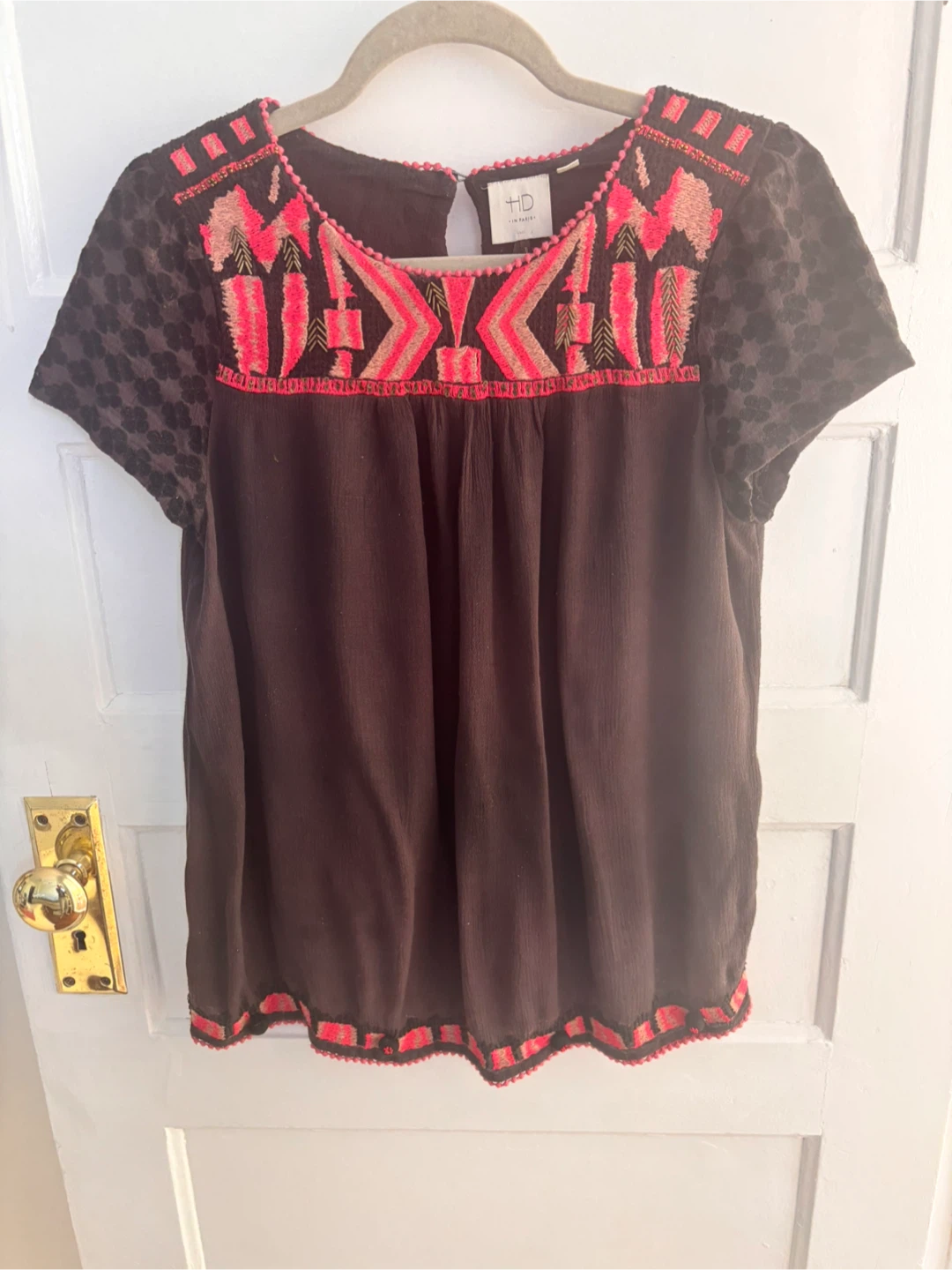 HD in Paris Embroidered Blouse