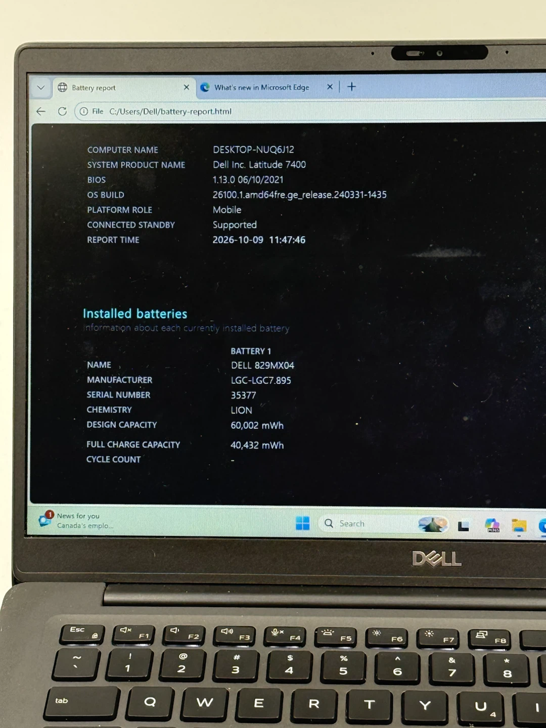 Dell Latitude 7400 i5 8th Gen 8 GB 256 SSD - photo 2