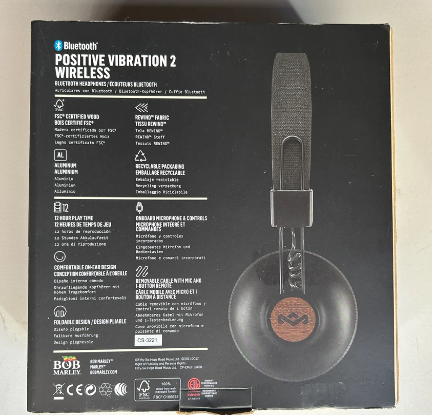 House of Marley Positive Vibration 2 Wireless Headphones - photo 4