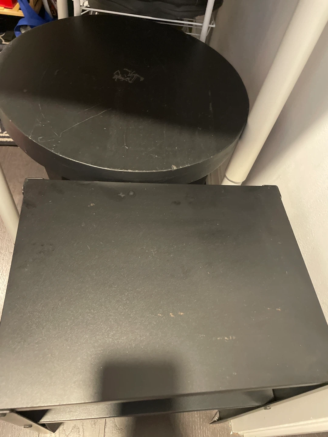 2 Black Nightstands - photo 2