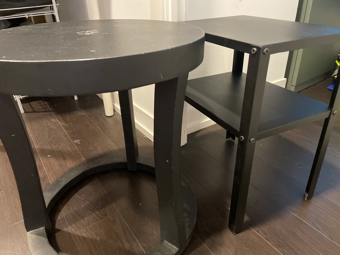 2 Black Nightstands - photo 3