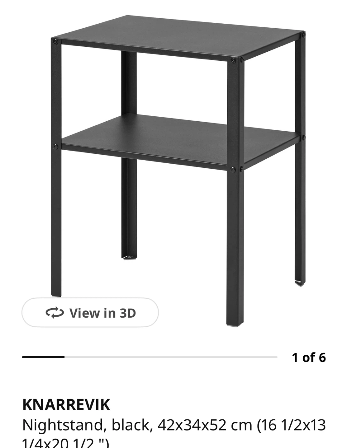 2 Black Nightstands