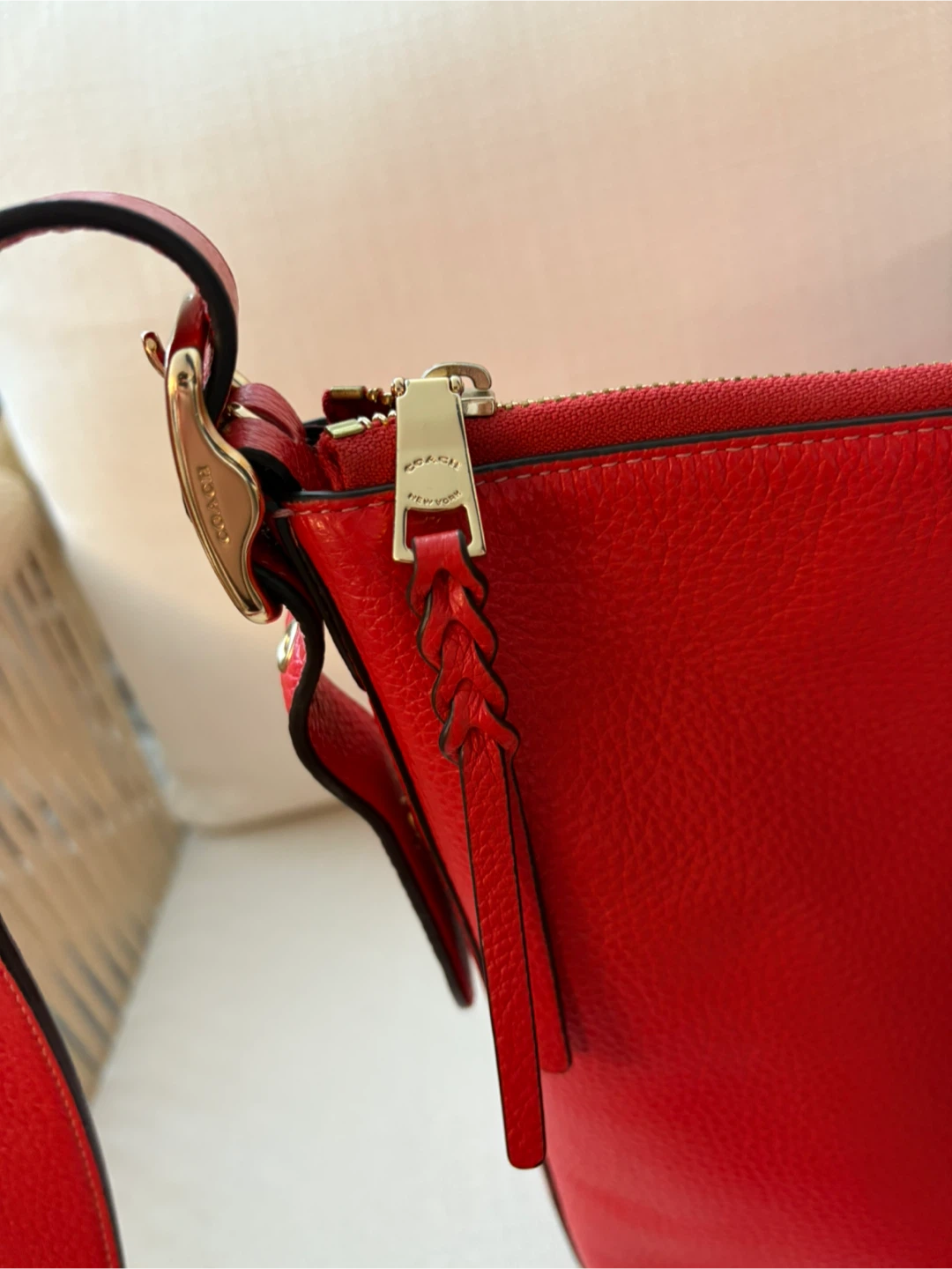 Coach COACH Val Duffle Red Crossbody Bag Style C2818 - photo 3