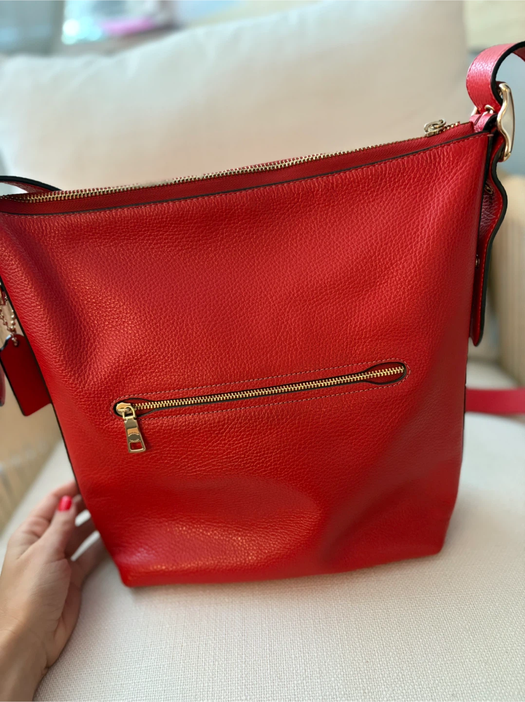 Coach COACH Val Duffle Red Crossbody Bag Style C2818 - photo 5