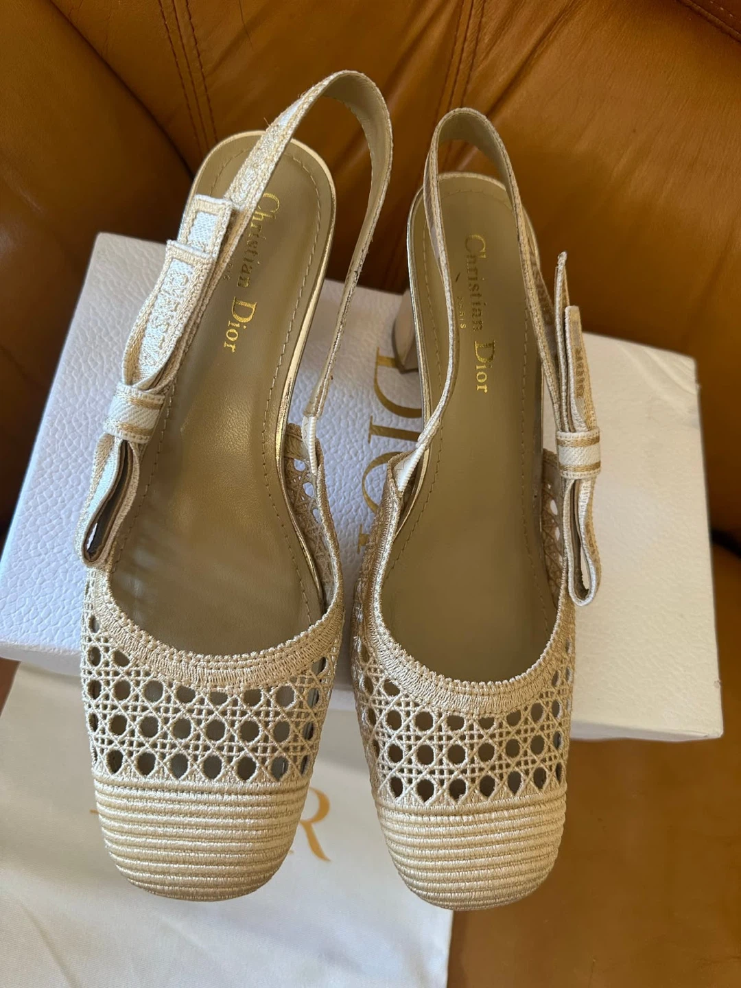 Dior-style women's slingbacks, size 39 - photo 4
